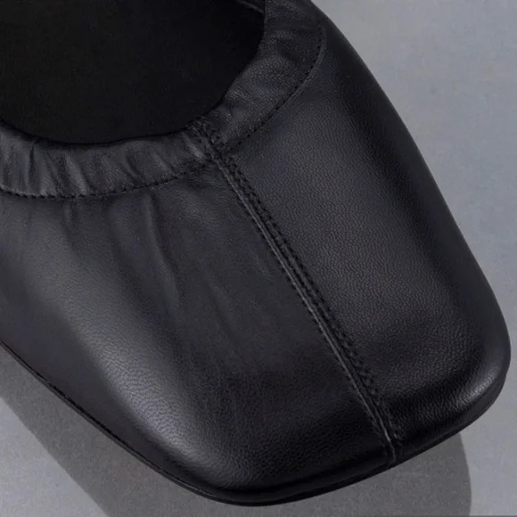 Frame Black Leather Modern MaryJane - Picture 6 of 10